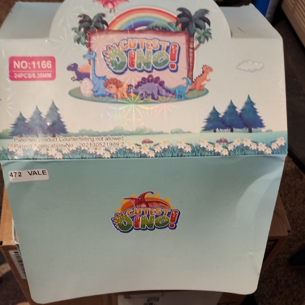 Playset with Colorful Dinosaurs